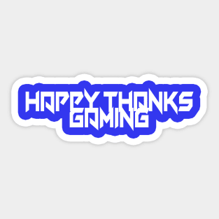 Happy Thanksgiving Thanksgaming Funny Video Game Controller Gift Sticker